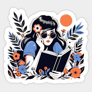 Book Worm Sticker